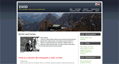 Desktop Screenshot of exod.cz